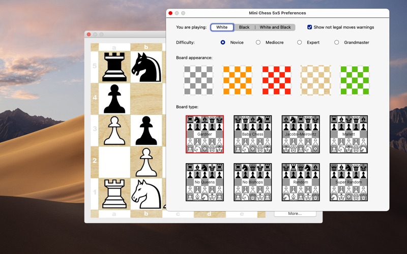 mini chess 5x5 iphone screenshot 2