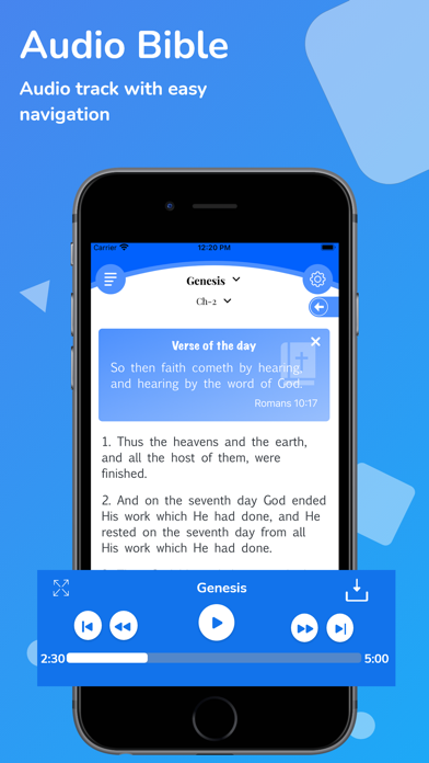 Screenshot #1 pour NKJV Bible - Audio Bible