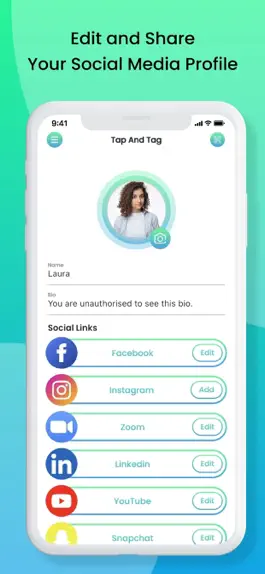 Game screenshot Tap and Tag - Digital Biz Card apk