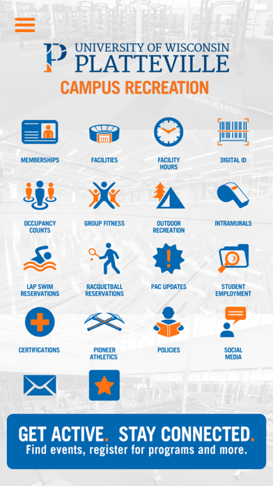UW-Platteville Campus Rec Screenshot