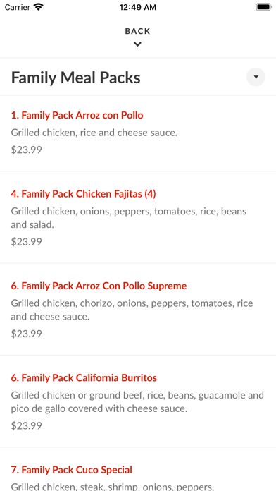 Poblano's Mexican Bar & Grill Screenshot