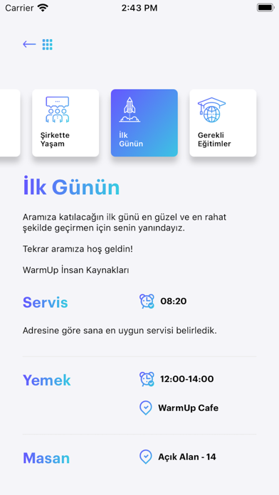 Screenshot #2 pour WELCALM – Dijital Oryantasyon