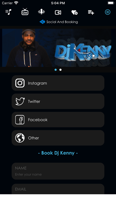 DJ Kenny App Screenshot