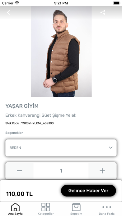 Yaşar Giyim Screenshot