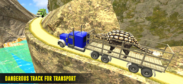 Dinosaur Transporter Trucks 3D