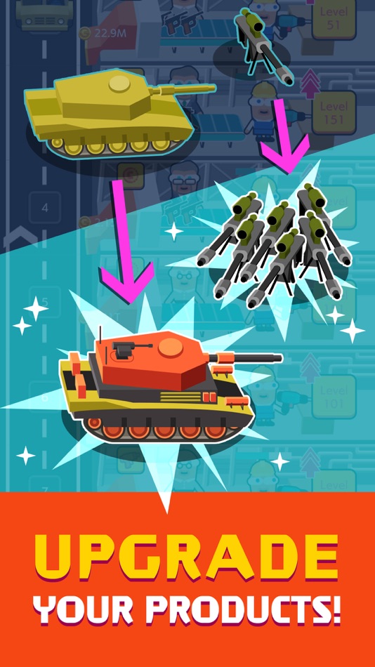 #2. Idle Arms Factory (iOS) Podle: GeePlus, Inc.
