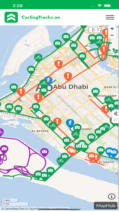 CyclingTracks Screenshot