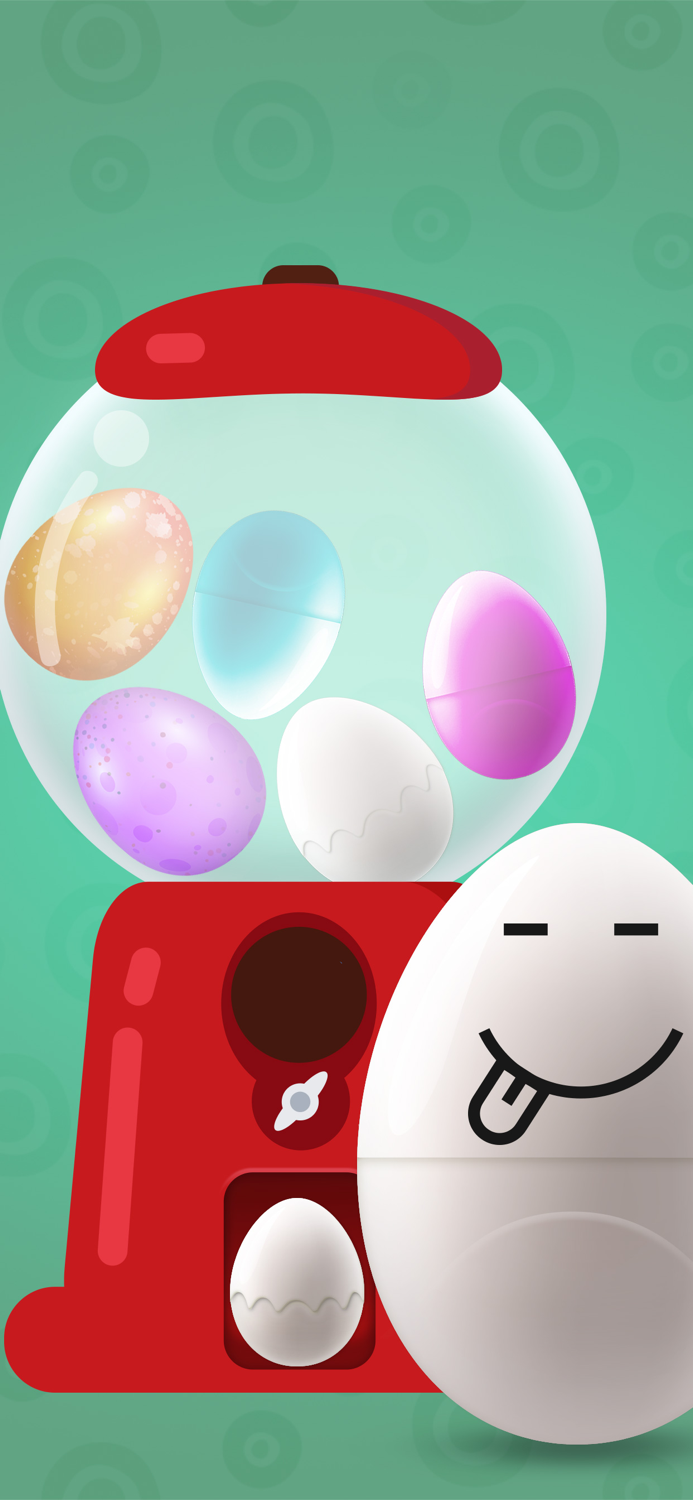 Surprise egg game for toddlers