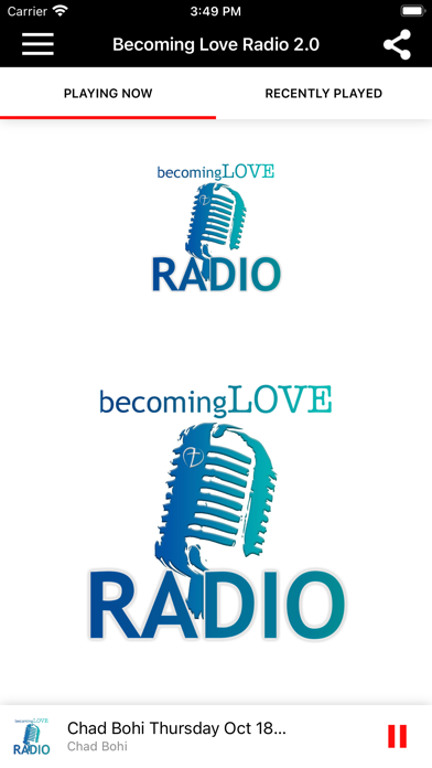 Becoming Love Radio Screenshot