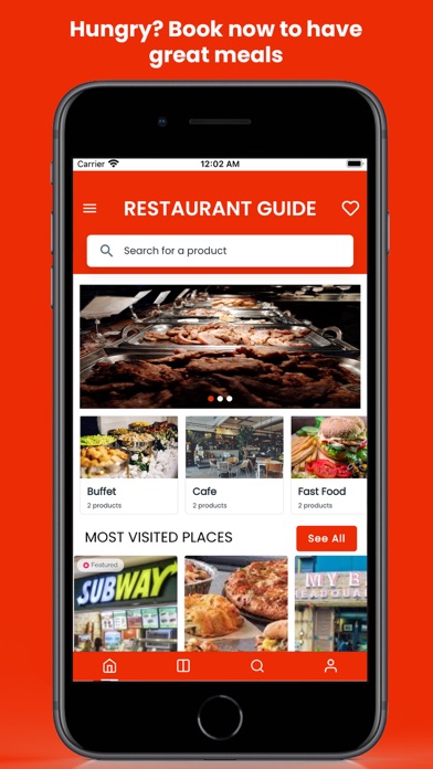 FirstWire Restaurant Guide Screenshot
