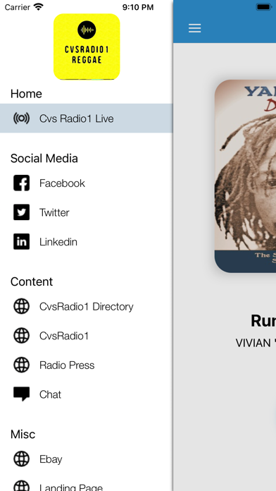 Cvs Radio1 Live Screenshot