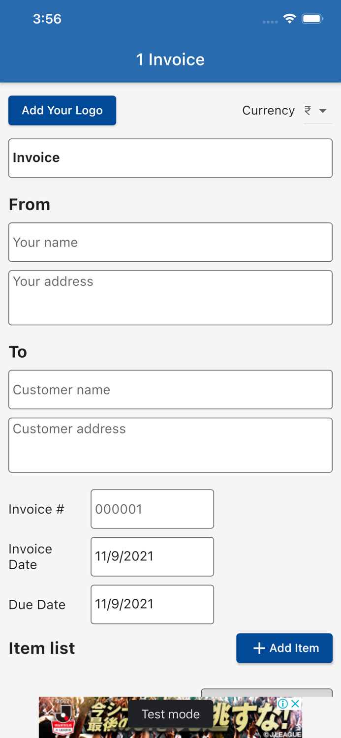 Invoices Creator