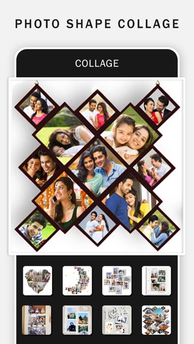 How to cancel & delete Shape Collage : Photo Art,Collage Maker from iphone & ipad 1