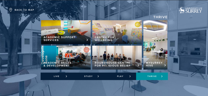 Uni Surrey Virtual Tour