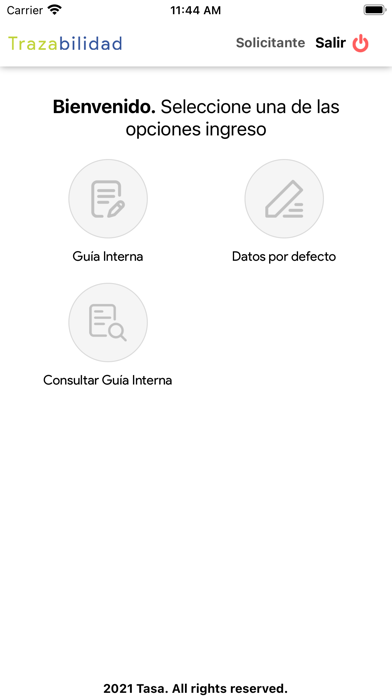 appTrazabilidad Screenshot