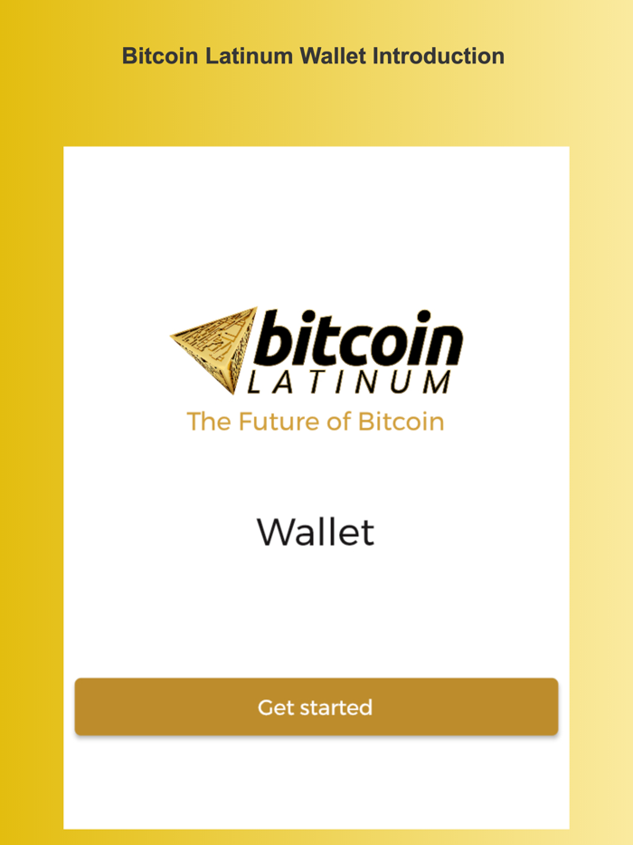 Bitcoin Latinum Wallet