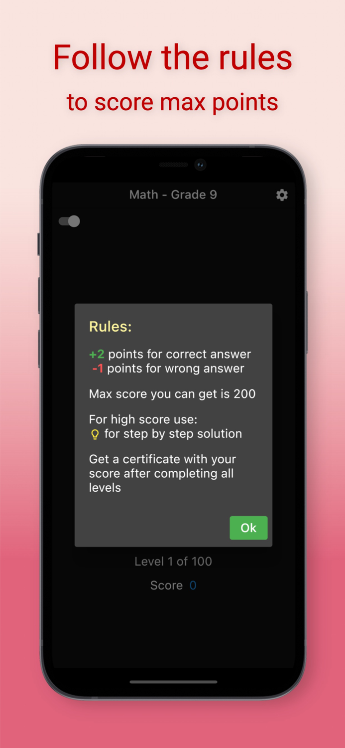 9th Grade Math Challenge