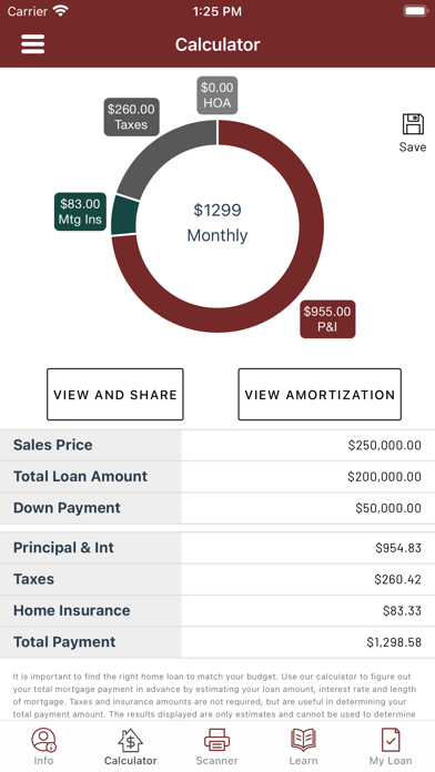 BankSouth Mortgage ReadyLoan Screenshot