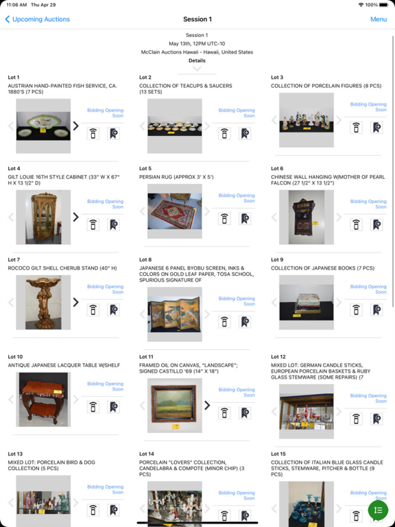Screenshot #6 pour McClain Auctions Hawaii