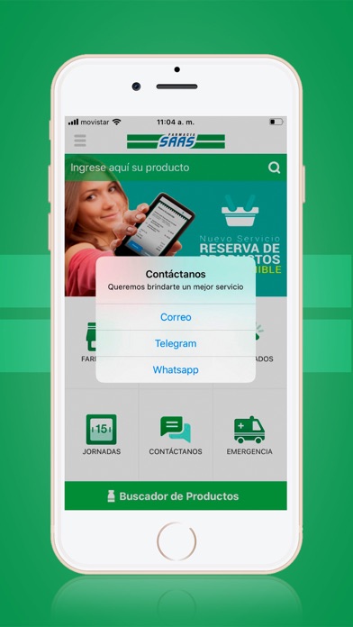 Móvil SAAS Screenshot