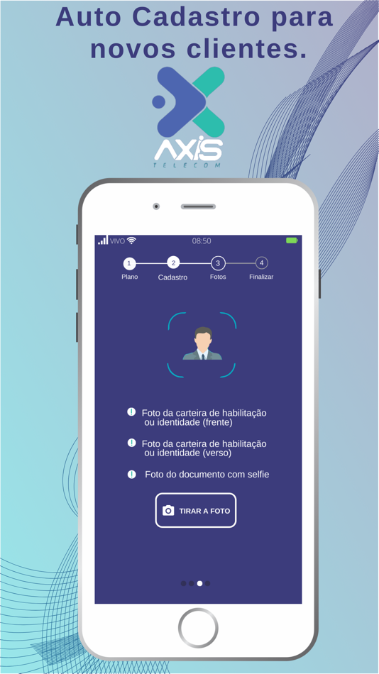 #7. AXIS TELECOM (iOS) By: HubSoft