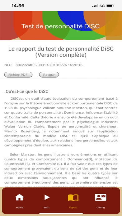 Screenshot #2 pour Test de personnalité DiSC