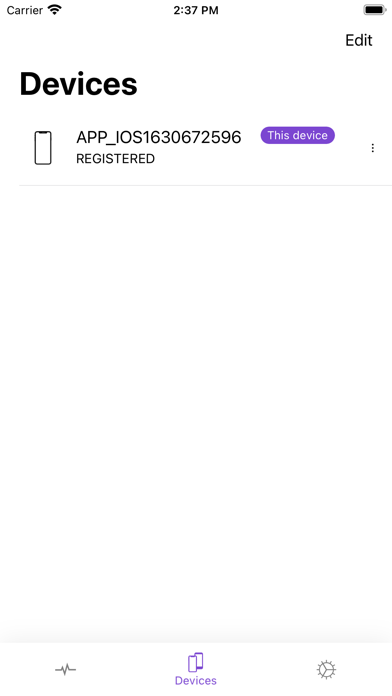 ENHALO Authenticator Screenshot