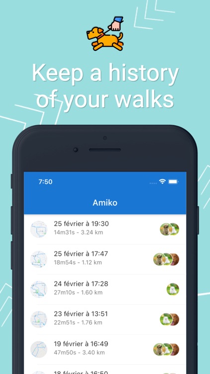 Amiko - Dog walk tracker