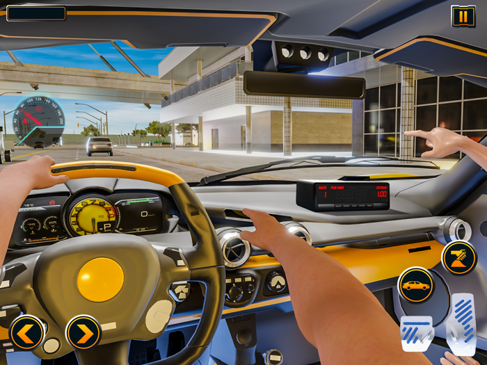 Real Taxi Driver Simulator 3D