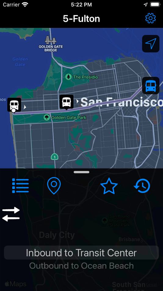 #2. Bussr: SF Bus Tracker (iOS) 由: Jackson Cooley