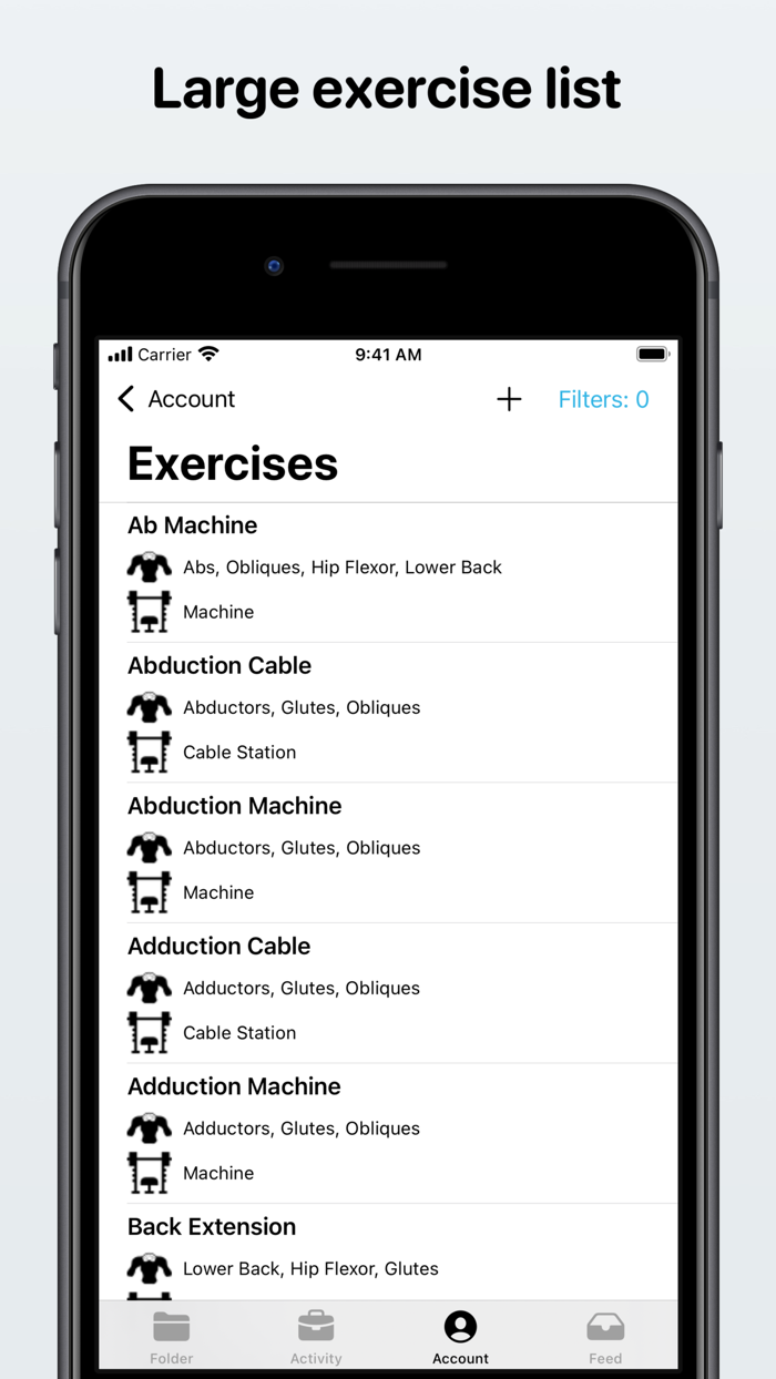 Gym log - Home workout planner