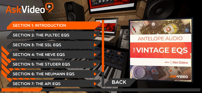 Vintage EQ Course for Antelope