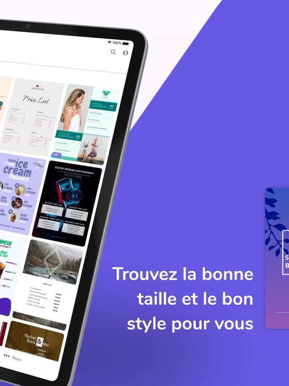 Screenshot #5 pour Fabricant de menus