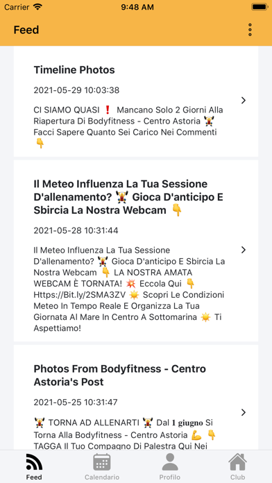 Body Fitness Palestra Astoria Screenshot
