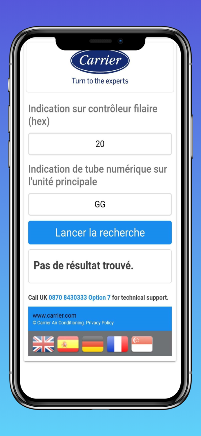 Carrier VRF FaultCode Tool