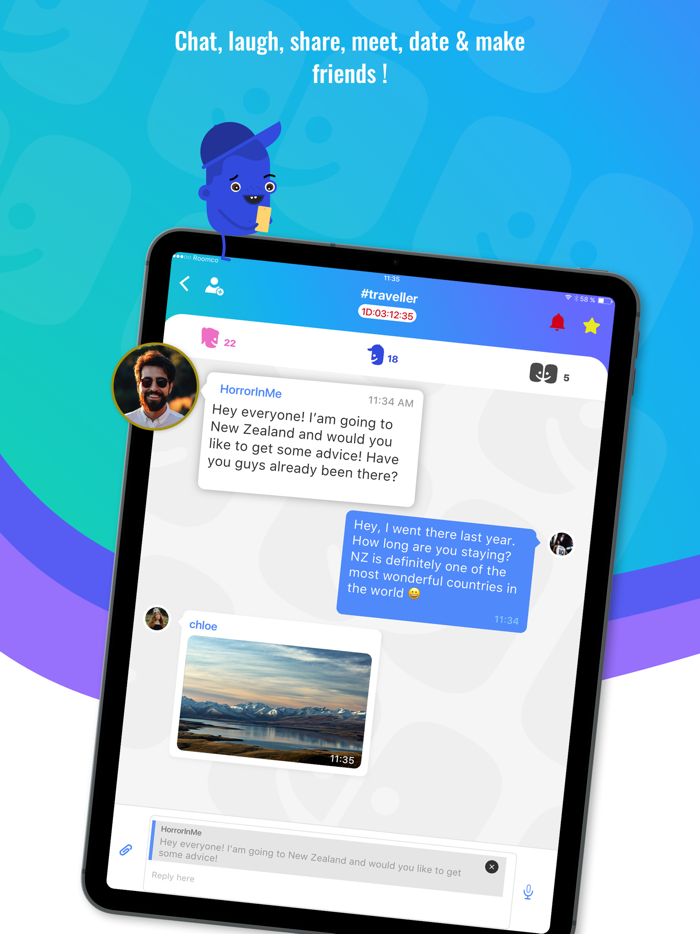 Roomco chat and communities