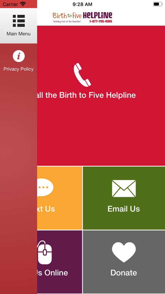 #1. Birth to Five Helpline (iOS) 由: Southwest Human Development