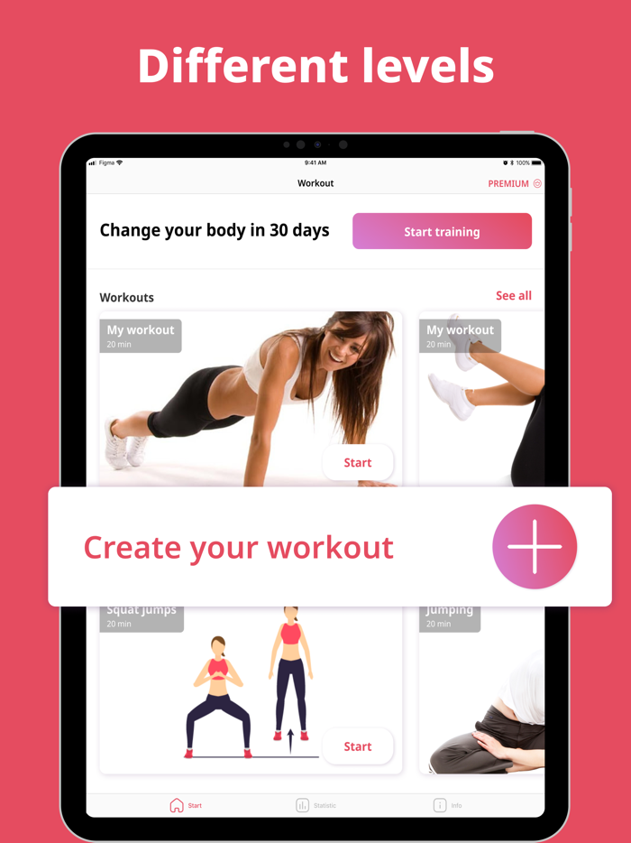 Workout for women at home