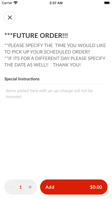 Olympians Family Restaurant Screenshot