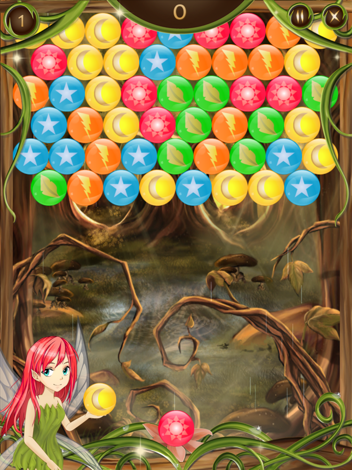 Forest Fairy Bubble Shooter