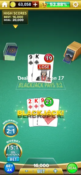 Game screenshot Blackjack 21 Casino Royale hack