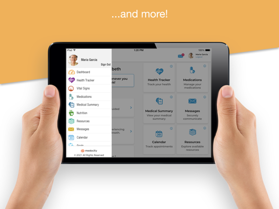 Medocity Home Health iPad screenshot 6 - Medical app