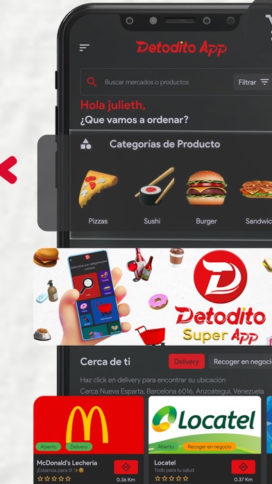 Detodito SuperApp Screenshot