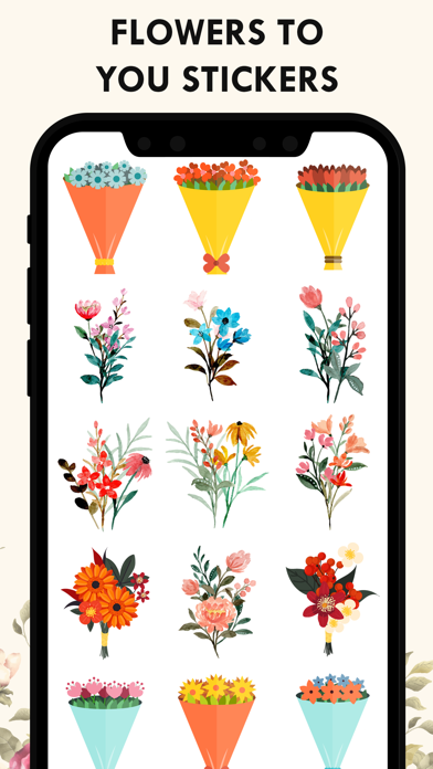 Flower Blossom Stickers! Screenshot