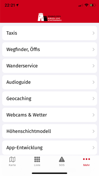 Screenshot #3 pour Burgen- & Schlösserweg (AT/CZ)
