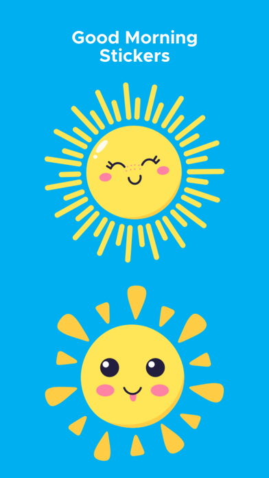 Good Morning Stickers! Screenshot