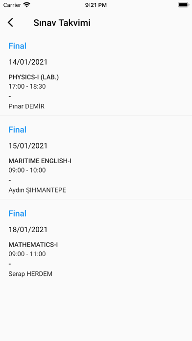 Piri Reis Üniversitesi Screenshot