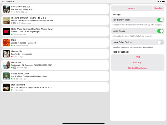 QuietScrob – Last.fm Scrobbler