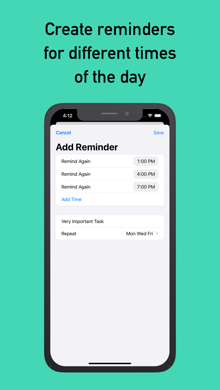 Remind Again - Daily Reminder