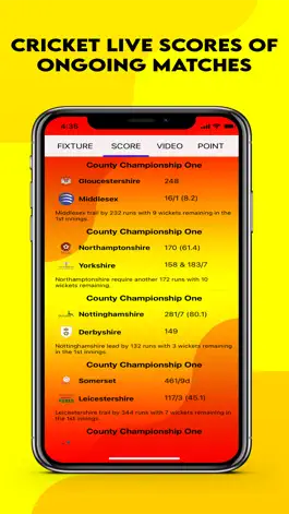 Game screenshot Cricket Live Matches apk